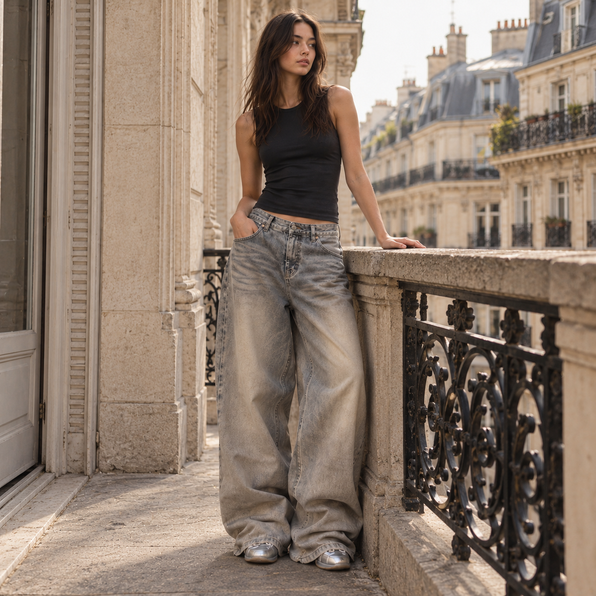 Jean cyan